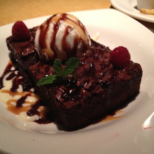 Gotta have the brownie for dessert