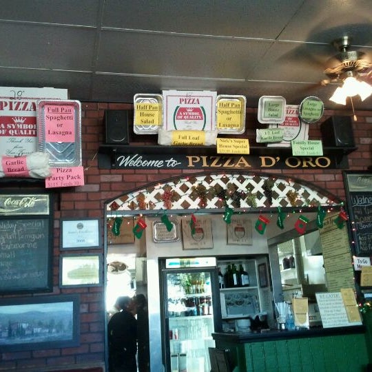 Photo taken at Pizza D&#39;Oro by Mike on 11/30/2011
