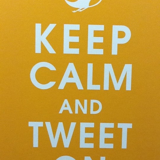 When life gets tough; keep calm & tweet on