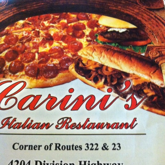 Carini s Italian Restaurant 4204 Division Hwy
