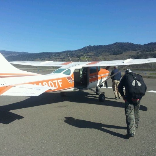 Photo taken at NorCal Skydiving by Dev on 3/4/2012