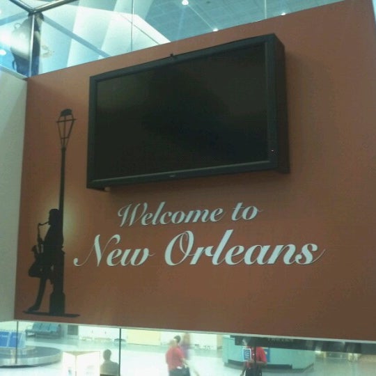 Photo taken at Louis Armstrong New Orleans International Airport (MSY) by Nix K. on 7/28/2012