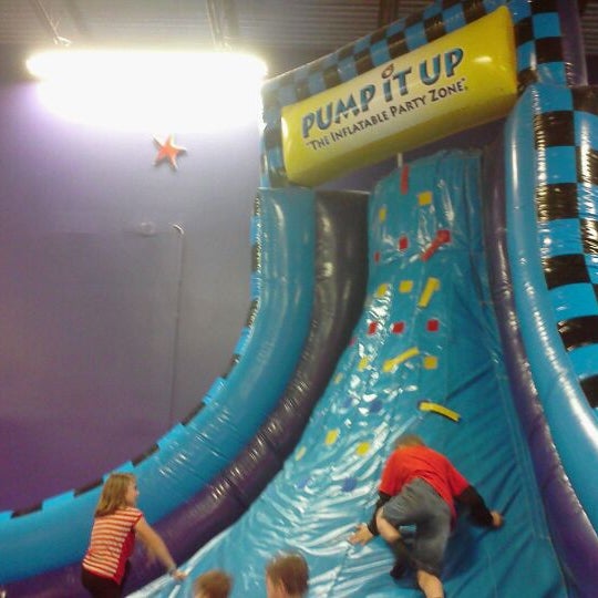 Photo taken at Pump It Up by Katrina Madewell T. on 2/19/2012