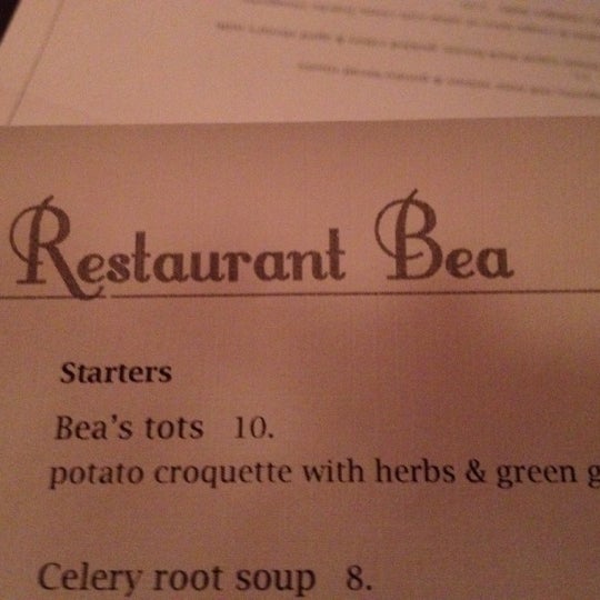 Photo taken at Restaurant Bea by Tom B. on 3/31/2012