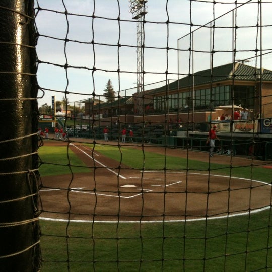 Photo taken at Recreation Ballpark by Carmen P. on 8/12/2012