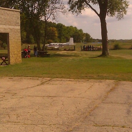 Photo taken at Skydive Milwaukee / Sky Knights SPC by Linda M. on 9/3/2012