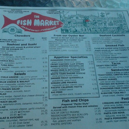 The Fish Market San Diego Seafood Restaurant in San Diego