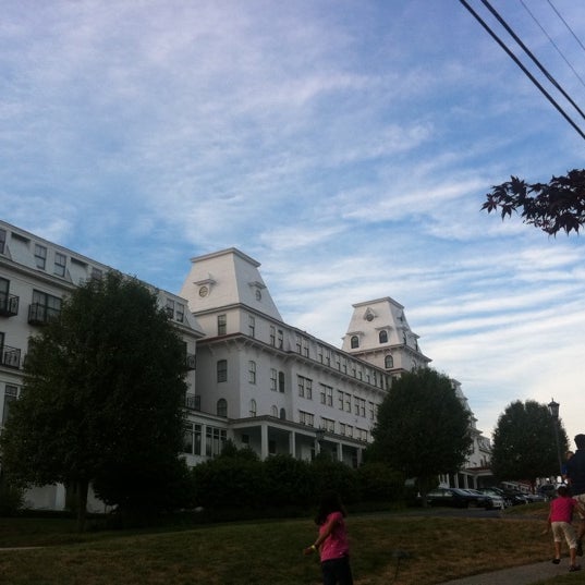 Photo taken at Wentworth by the Sea, A Marriott Hotel &amp; Spa by Steph R. on 8/1/2011