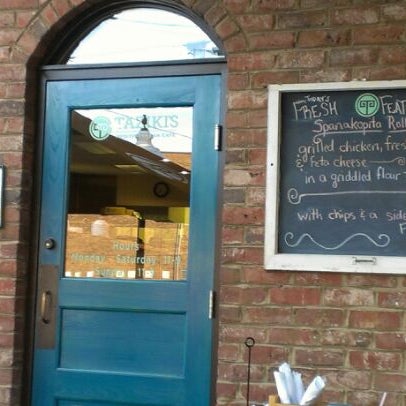 Photo taken at Taziki&#39;s Mediterranean Cafe -  West End by Jason B. on 5/30/2012