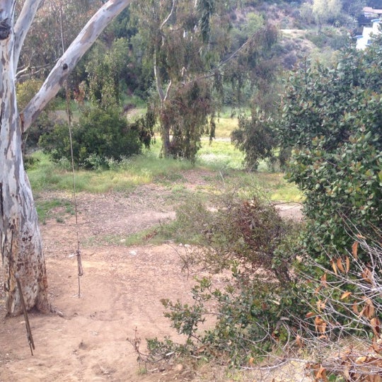Switzer Canyon Rope Swing Playground in San Diego