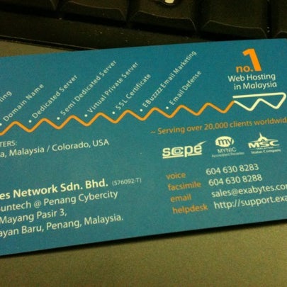 Photo taken at Exabytes® Network Sdn Bhd by @daaditsu on 12/22/2010