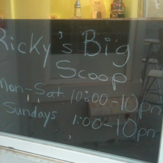 Photo taken at Ricky&#39;s Big Scoop by Briedi P. on 7/30/2011