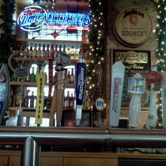 Photo taken at Sedgwick&#39;s Bar &amp; Grill by Phil B. on 11/23/2011
