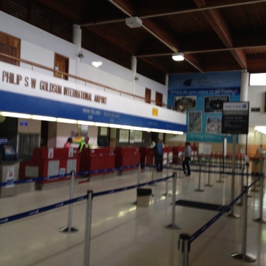 Photo taken at Philip S.W. Goldson International Airport (BZE) by Jason S. on 3/6/2012