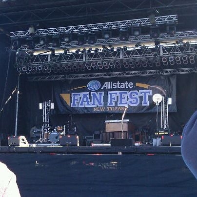 Photo taken at Allstate Fan Fest by Caitlin A. on 1/2/2012