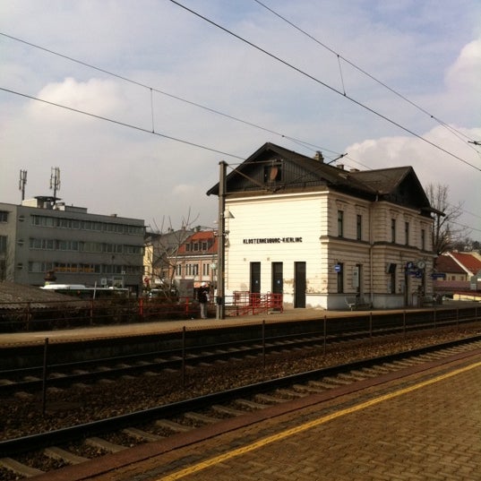 Photo taken at Bahnhof Klosterneuburg-Kierling by Nicolas R. on 3/1/2011