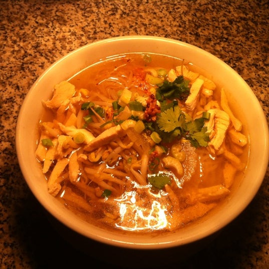 Photo taken at Aloy Thai Cuisine by Kim N. on 12/9/2011