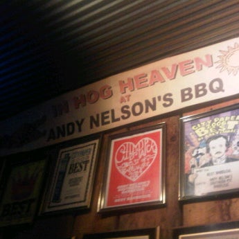 Снимок сделан в Andy Nelson&#39;s Barbecue Restaurant &amp; Catering пользователем Jenny Y. 3/24/2012