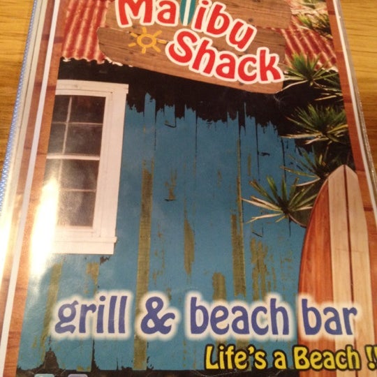 Photo taken at Malibu Shack Grill &amp; Beach Bar by Tommy T. on 9/1/2012