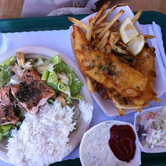 Photo taken at Fish &amp; Chips of Sausalito by Jack W. on 7/30/2012