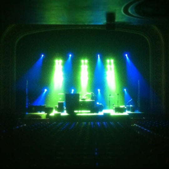 Photo taken at Riviera Theatre &amp; Performing Arts Center by Derek H. on 3/25/2012
