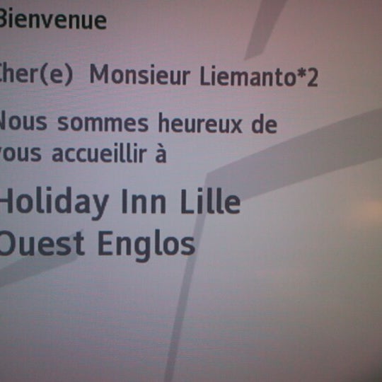 รูปภาพถ่ายที่ Holiday Inn Lille - Ouest Englos โดย Paulus K. เมื่อ 8/27/2012