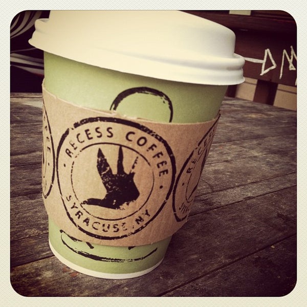Photo taken at Recess Coffee House &amp; Roastery by Cara K. on 4/30/2012