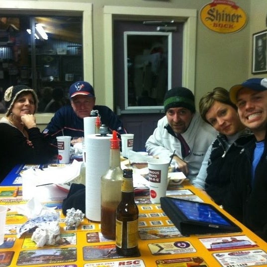 Photo taken at Serious Texas Bar-B-Q by Rusty S. on 1/14/2012