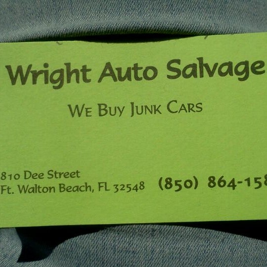 Wright Auto Salvage Automotive Repair Shop in Fort Walton Beach