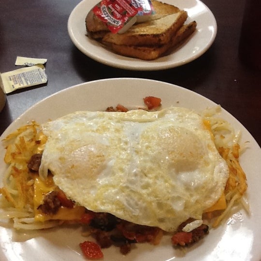 Best Breakfast Dish: Skillet, over easy eggs, sausage, tomato, mushroom, hash browns. You will not be disappointed.