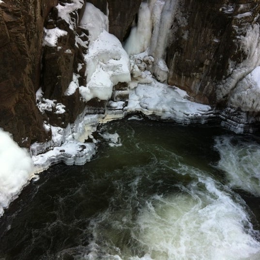 Photo taken at High Falls Gorge by Diego R. on 2/20/2012