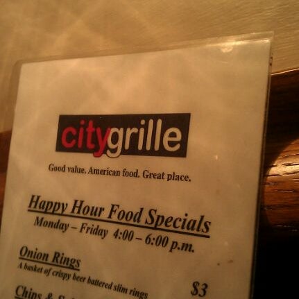 Photo taken at City Grille by Eric A. on 12/30/2011