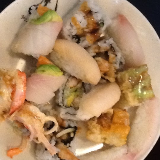 Photo taken at Lobster House Sushi &amp; Hibachi Grill by Crystal S. on 4/27/2012