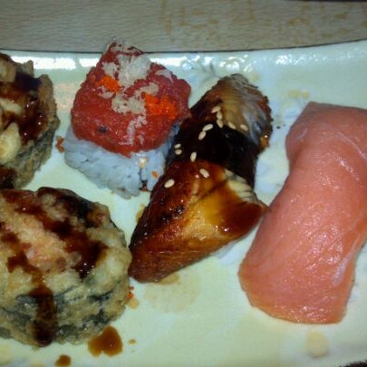 Photo taken at Tokyo Sushi by Dominique T. on 12/28/2011