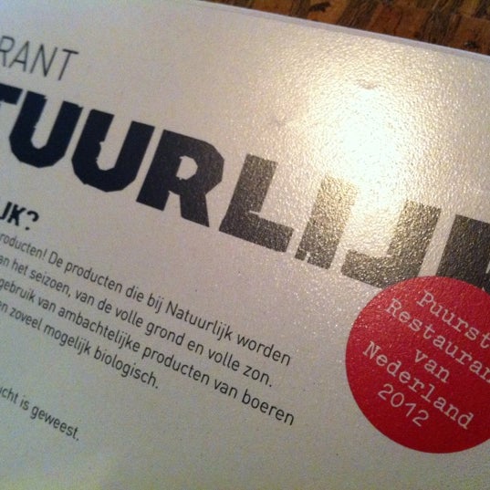 5/18/2012 tarihinde Mike H.ziyaretçi tarafından Restaurant Natuurlijk'de çekilen fotoğraf