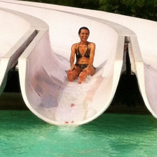 Photo taken at Aquaneva Water &amp; Adventure Park by Silvia R. on 8/4/2012