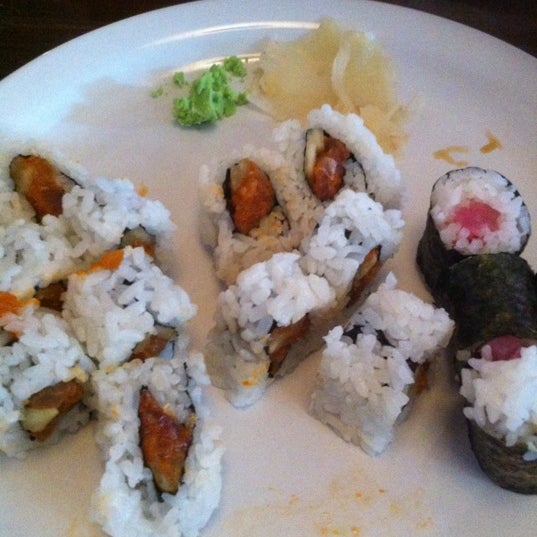 Photo taken at Sushi Shack Japanese Sushi Restaurant by Tom B. on 6/3/2012
