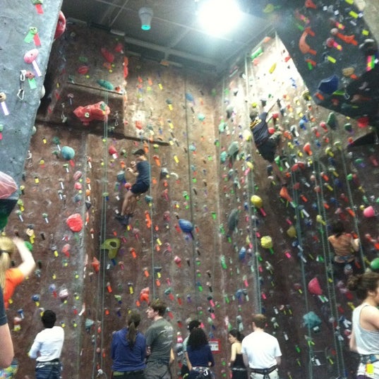 Photo taken at Brooklyn Boulders by Todd B. on 3/4/2012