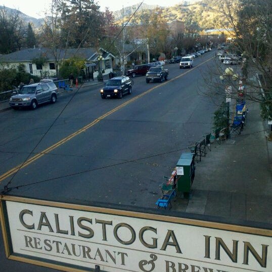 Photo taken at Calistoga Inn Restaurant &amp; Brewery by Jessica P. on 12/4/2011