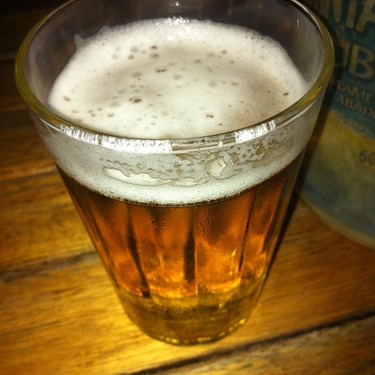 Recomendo que quando você vier ao bar, que desfrute do maravilhoso néctar de cevada, também conhecido como cerveja. Imperdível!