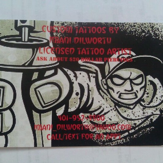 Tiny Timms Tattoo Johnston, RI