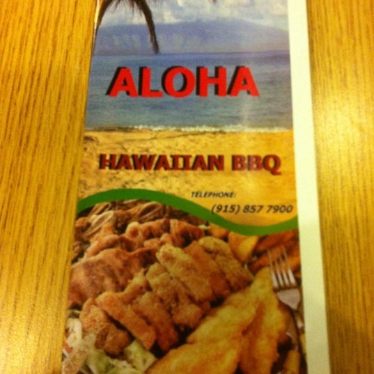 Aloha Hawaiian BarBQue BBQ Joint in El Paso