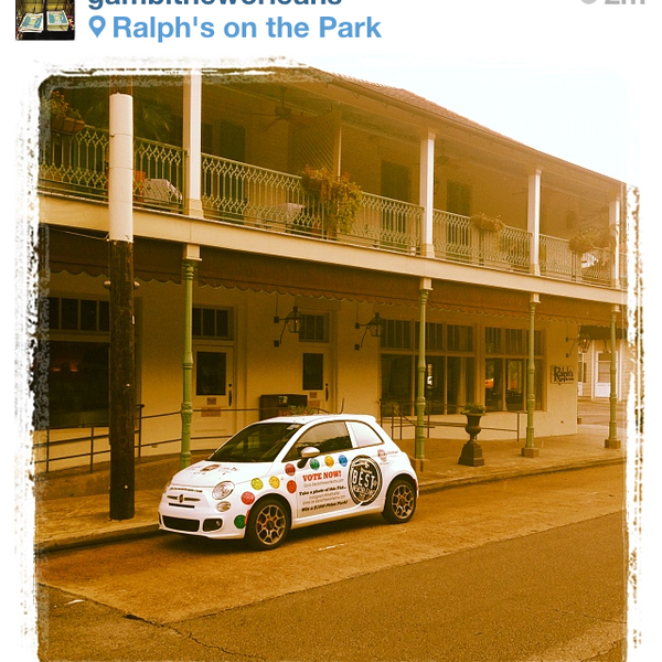 Foto scattata a Ralph&#39;s On The Park da Gambit New Orleans il 7/10/2012