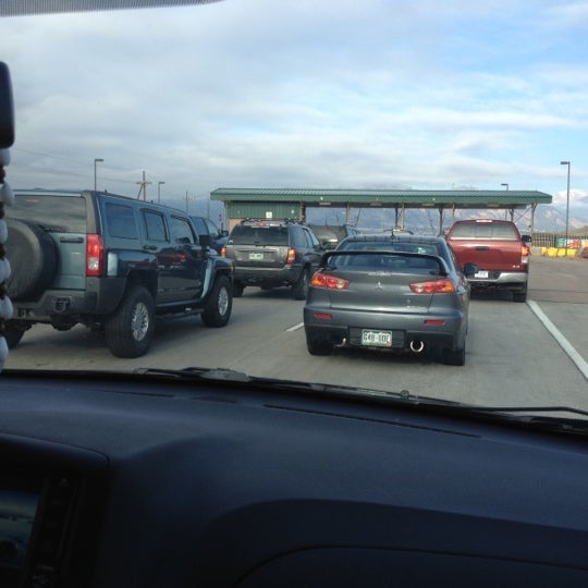 Ft. Carson Gate 20 Road in Fort Carson