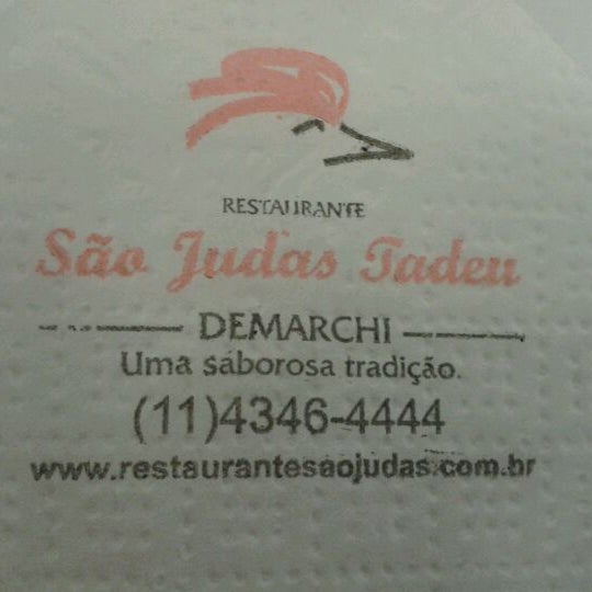 Photo taken at Restaurante São Judas Tadeu by Paulo Roberto N. on 12/11/2011