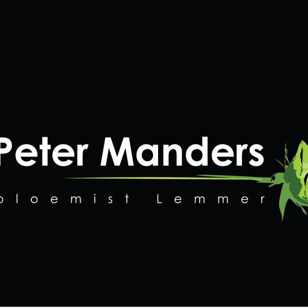 new logo Peter Manders bloemist Lemmer NL