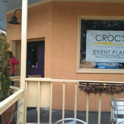 Photo taken at Croc&#39;s 19th Street Bistro by Julian R. on 9/18/2011