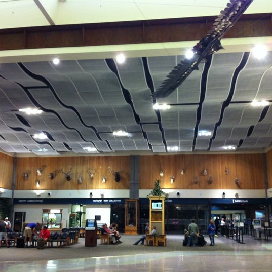 Photo taken at Great Falls International Airport (GTF) by Spencer D. on 8/11/2012