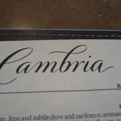 Photo taken at Cambria Winery by Czarina L. on 11/18/2011