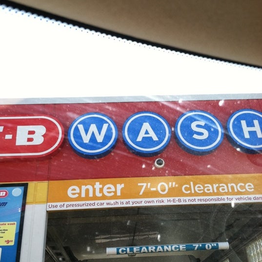 heb car wash discount